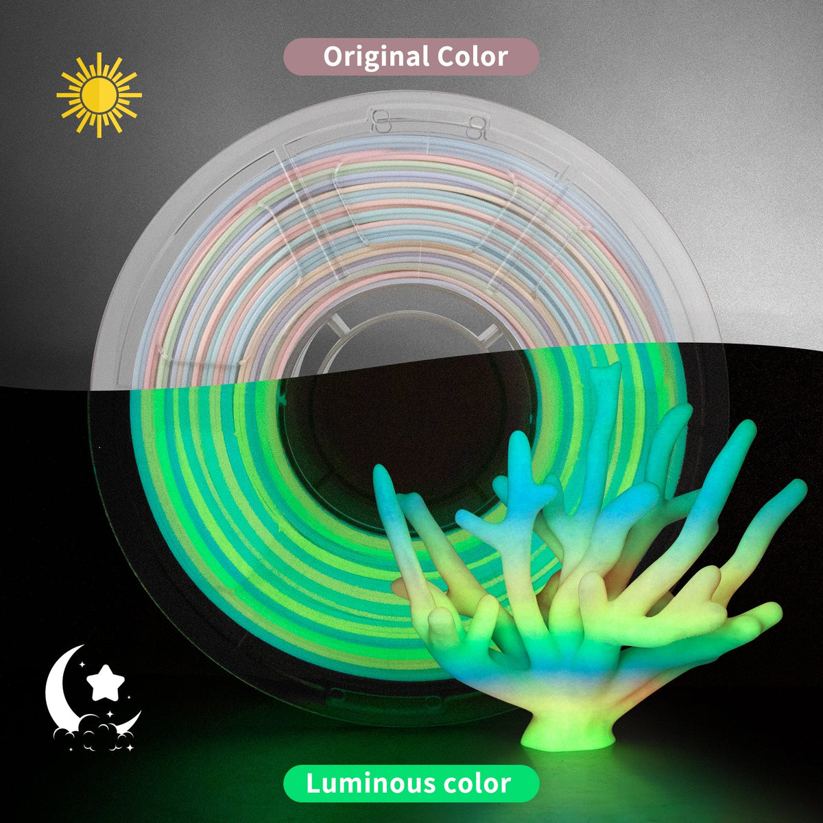 iSANMATE PLA Glow-in-the-Dark