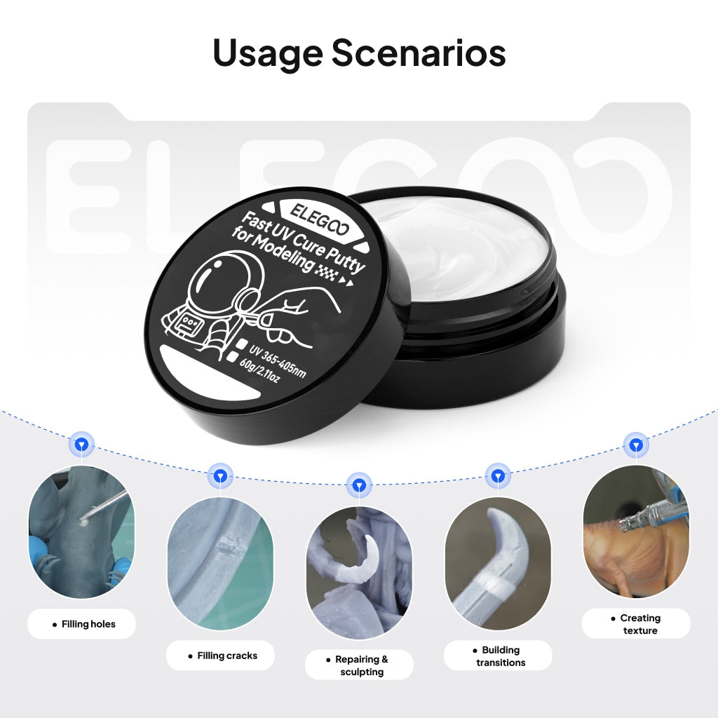 Elegoo Schnellhärtender UV-Spachtel