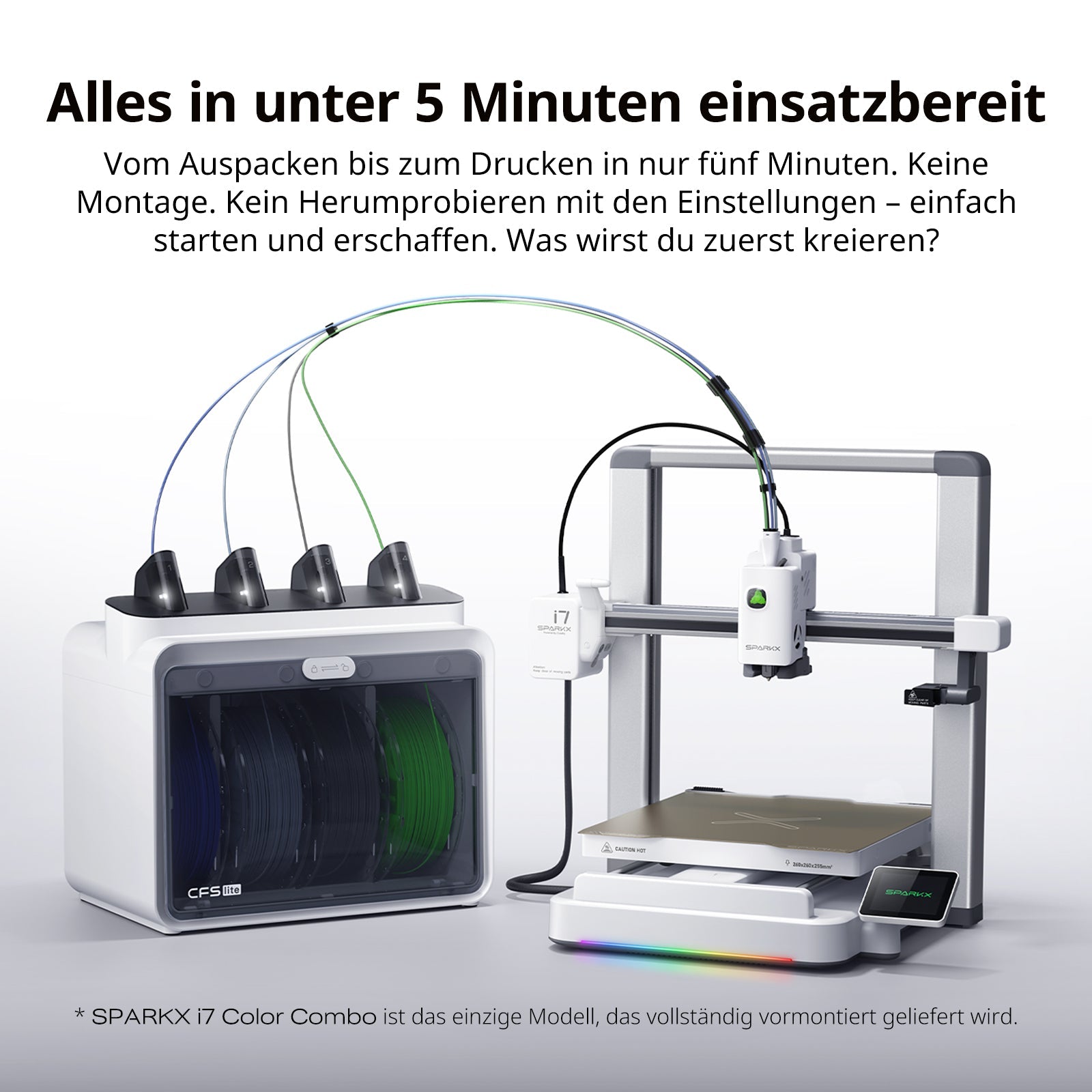 SPARKX i7 Serie 3D-Drucker