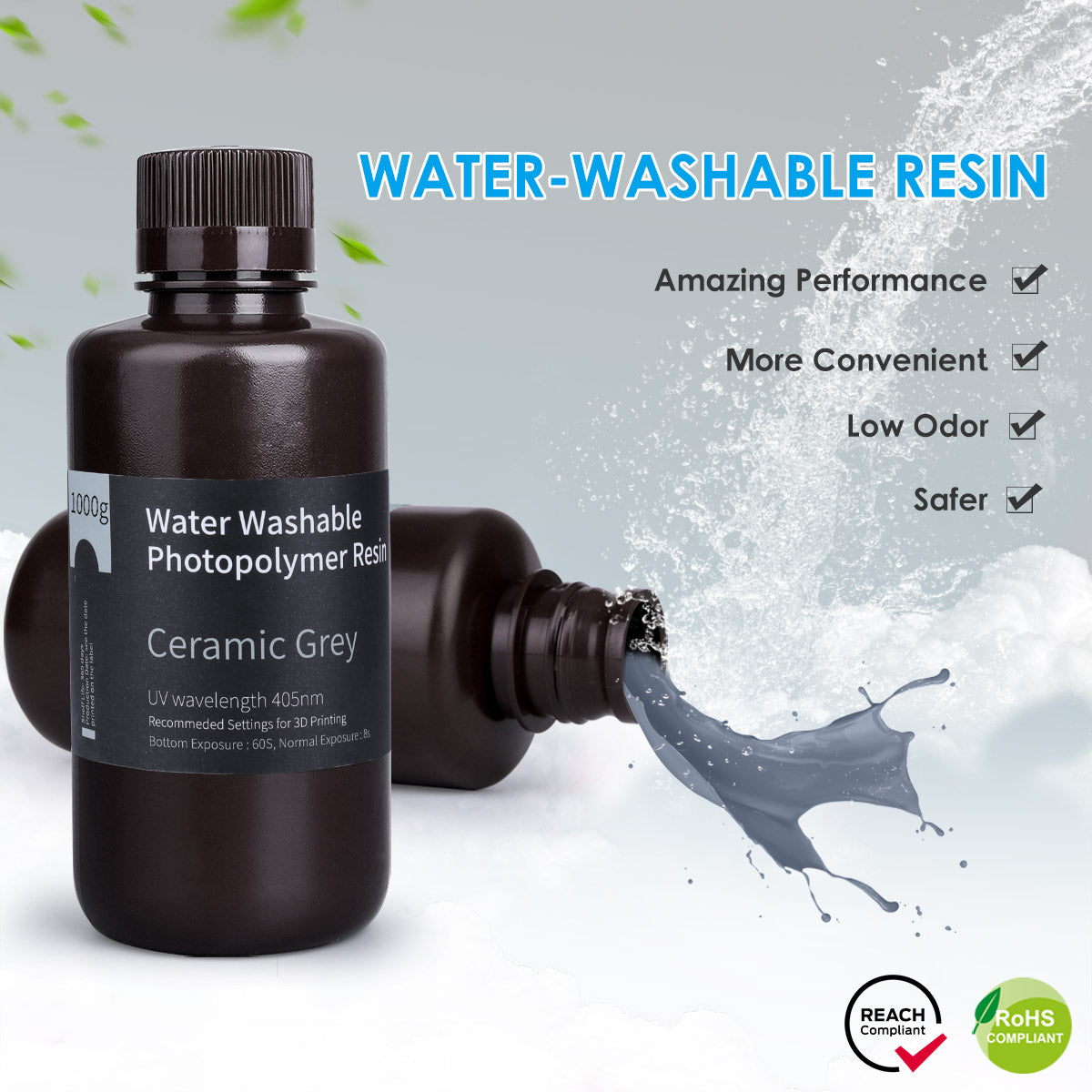 Elegoo Wasser abwaschbares Harz – 2 kg
