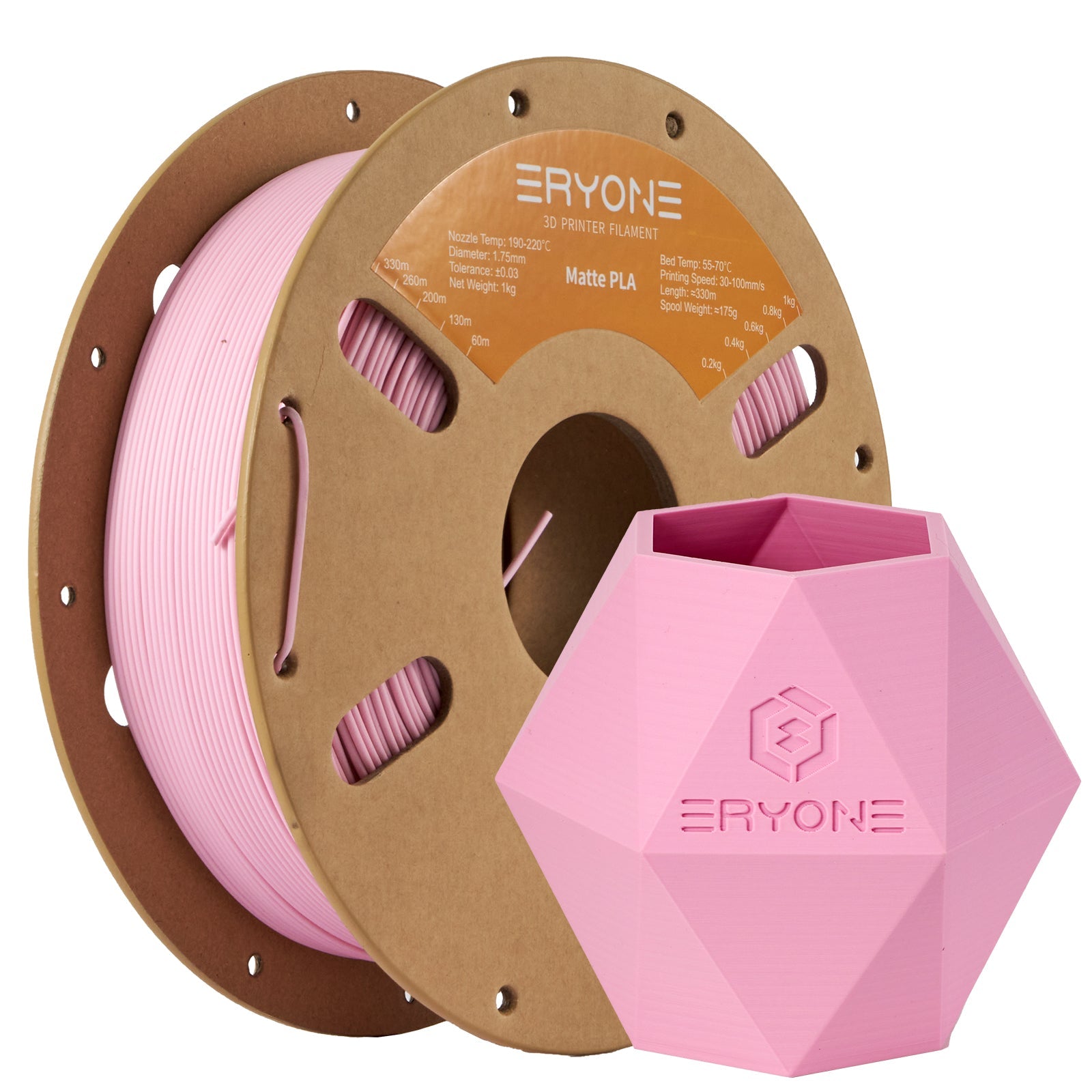 Eryone PLA Matt – 1,75 mm, 1 kg – Rosa