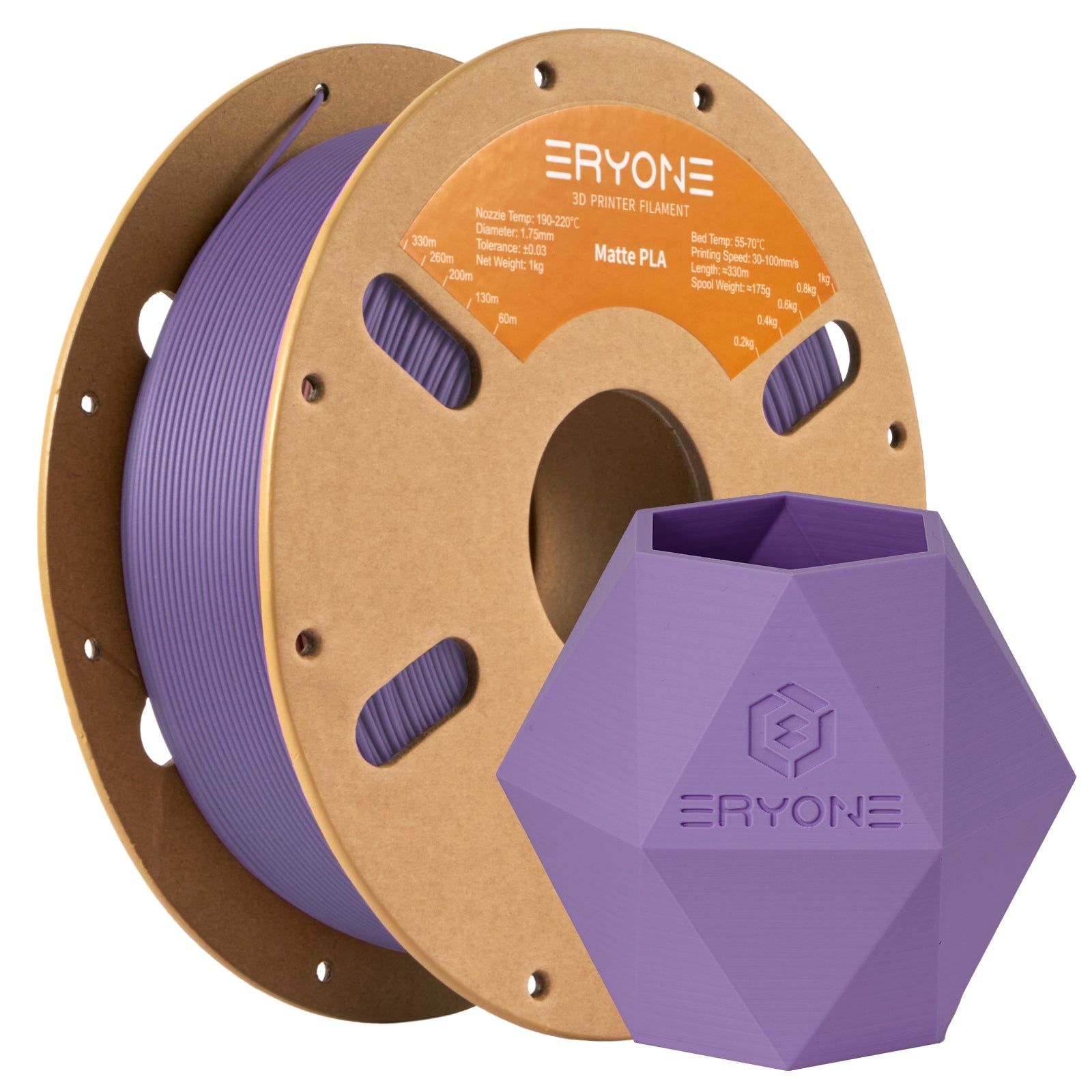 Eryone PLA Matt – 1,75 mm, 1 kg – Blau lilac