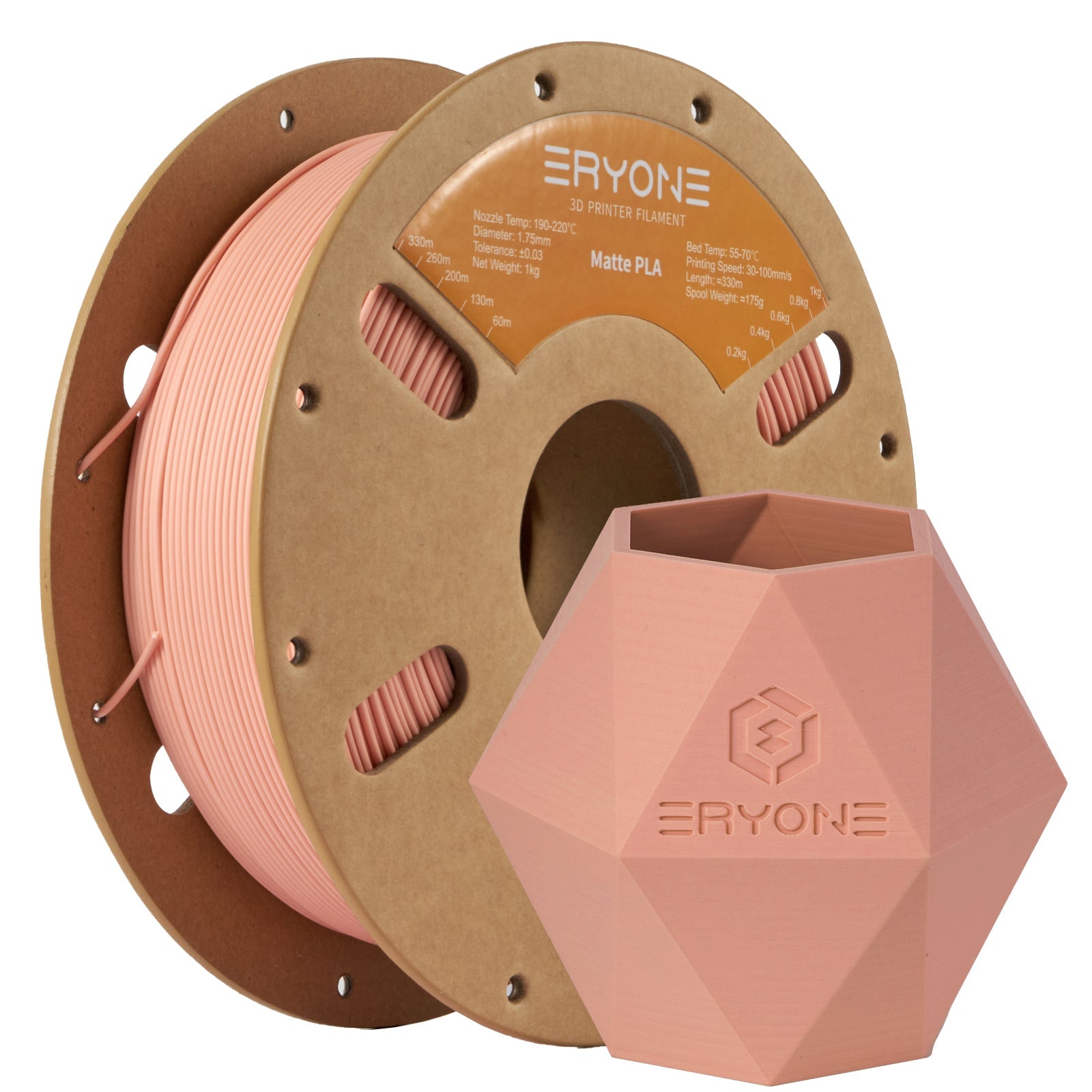 Eryone PLA Matt – 1,75 mm, 1 kg – Rot WAX