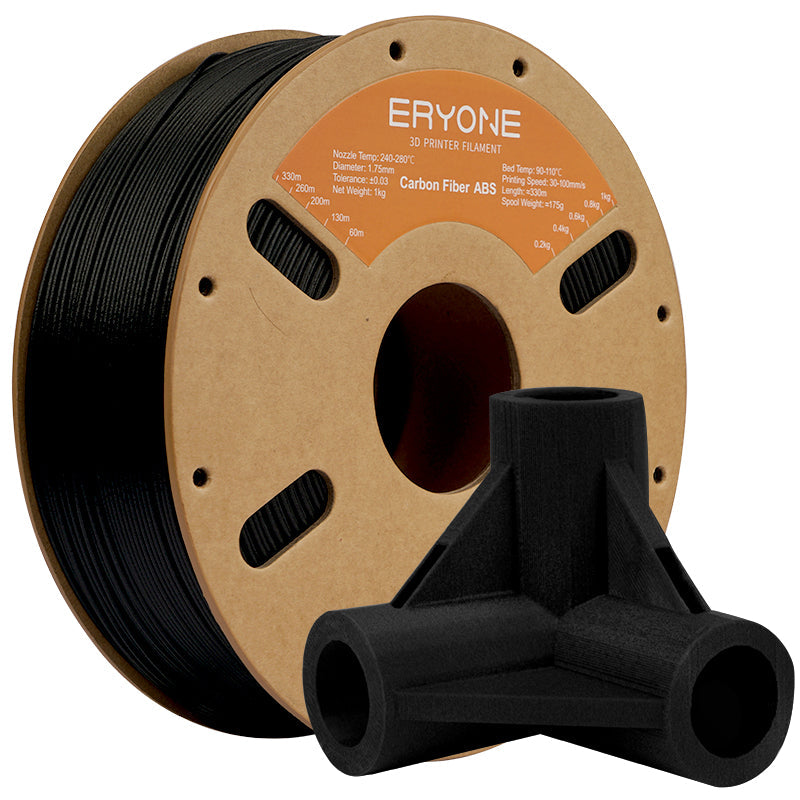 Eryone ABS und ABS-CF – 1,75 mm, 1 kg – ABS – Carbon – Schwarz