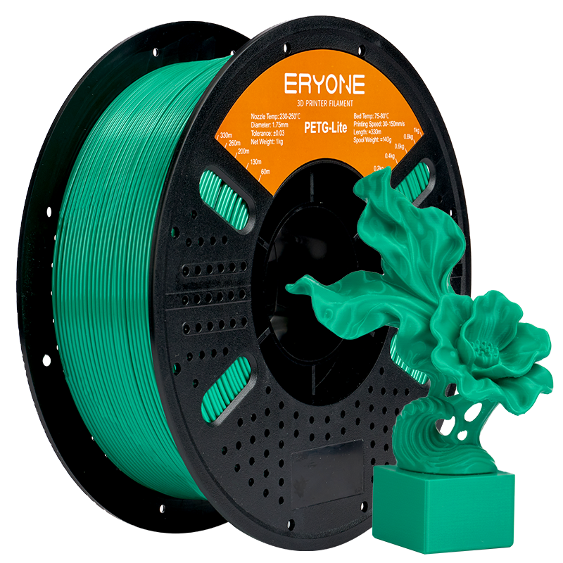 Eryone PETG Lite – 1,75 mm, 1 kg – PETG – Lite – Grün