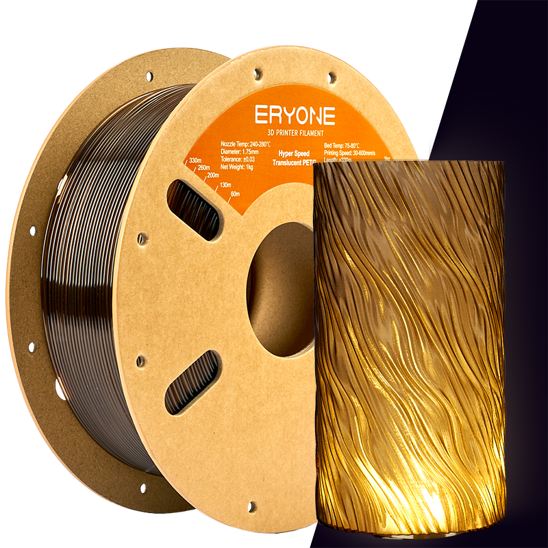 Eryone PETG Transluzent – 1,75 mm, 1 kg – Smoky