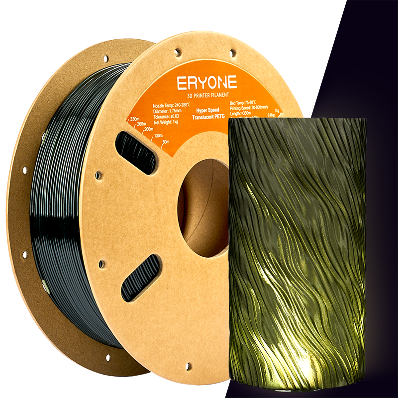 Eryone PETG Transluzent – 1,75 mm, 1 kg – Dunkel Grün