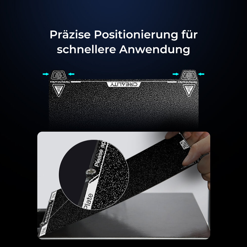 K1/Ender-3 V3 SE PEI Bauplatte-Kit 235 × 235mm