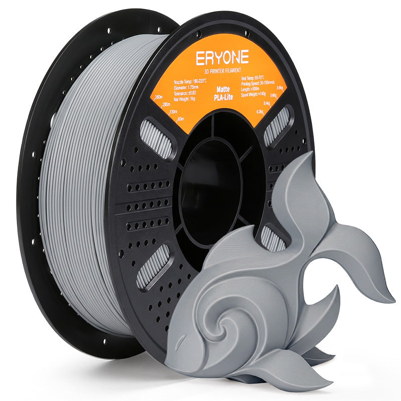 Eryone PLA Lite Matt – 1,75 mm, 1 kg – PLA Lite Matt – Ultimate Grau