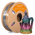 Eryone PLA Silk Regenbogen Filament 1,75 mm, 1 kg, Regenbogen