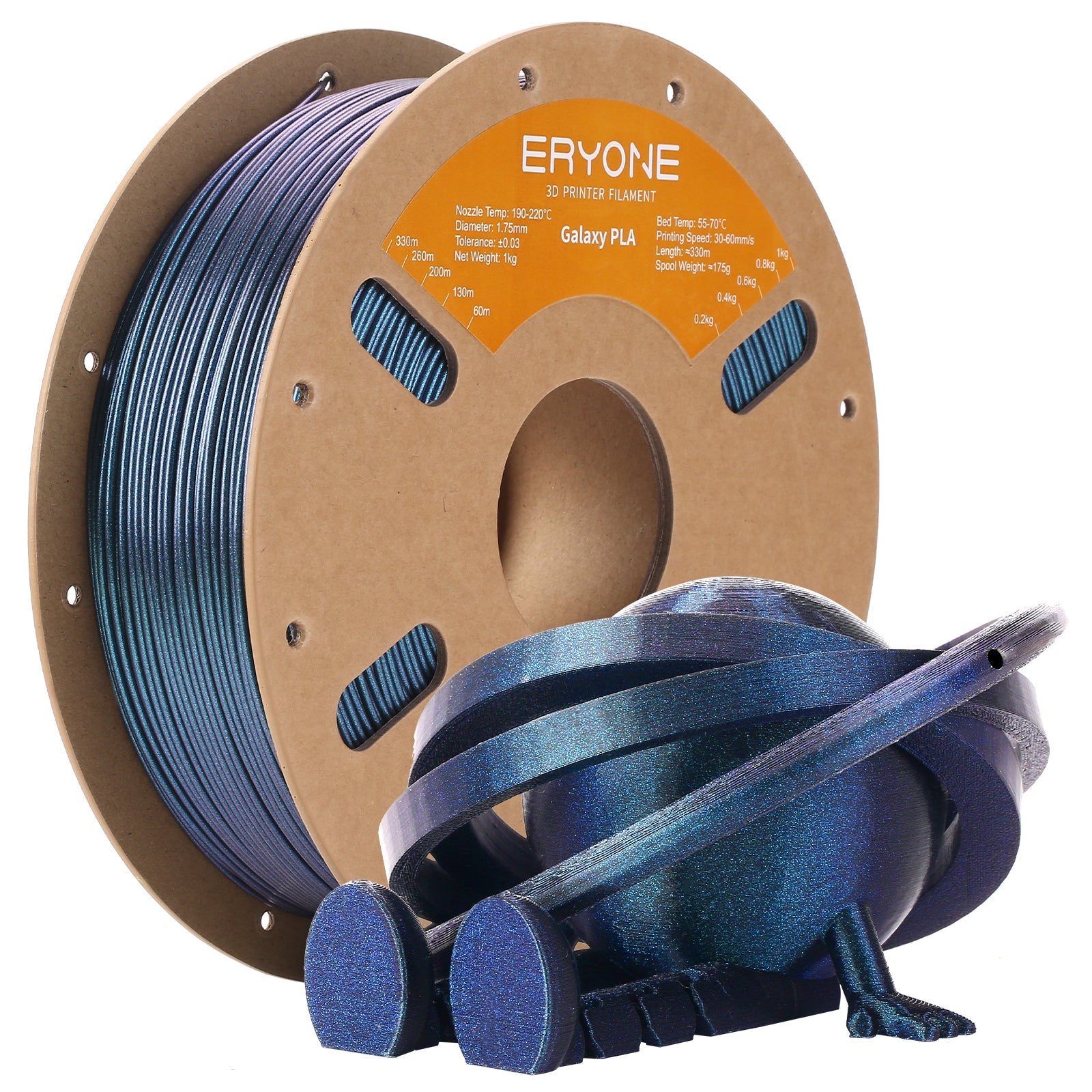 Eryone PLA Galaxy mit Glitzer – 1,75 mm, 1 kg – Sirius Nebula