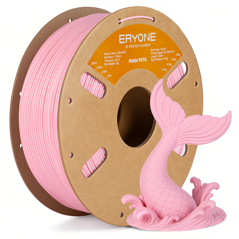 Eryone PETG Matt – 1,75 mm, 1 kg – PETG – Matt – Rosa
