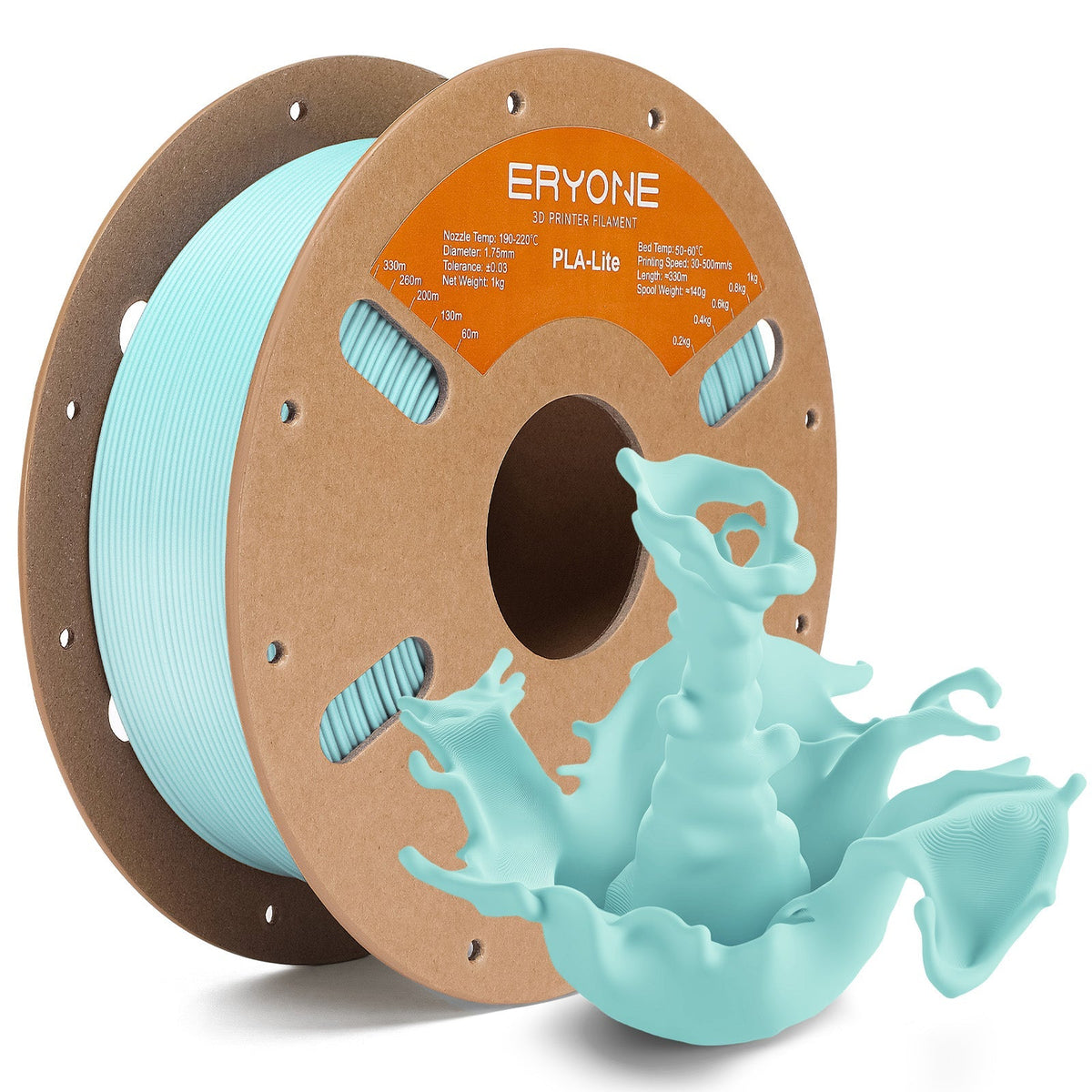 Eryone PLA Lite – 1,75 mm, 1 kg – Minze Grün