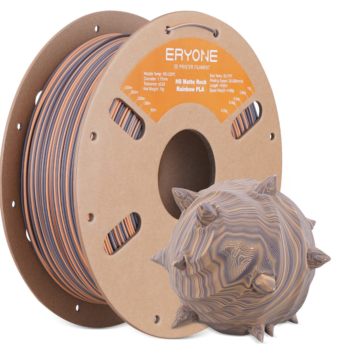 Eryone PLA Matt – 1,75 mm, 1 kg – High-Speed Twisted – Totem Engraving