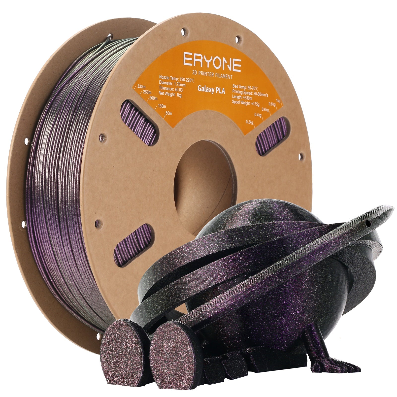 Eryone PLA Galaxy mit Glitzer – 1,75 mm, 1 kg – Owl Nebula