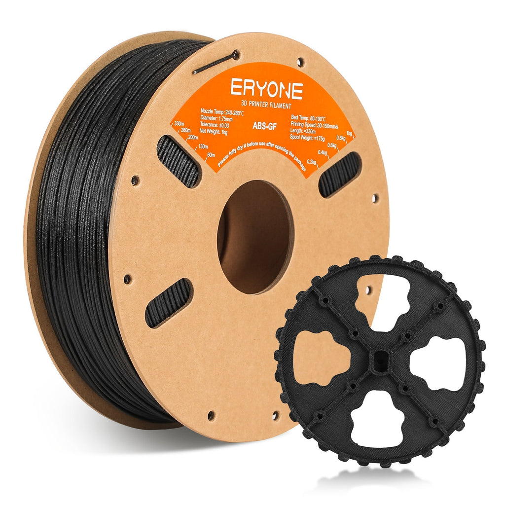 Eryone ABS-GF glasfaserverstärkt – 1,75 mm, 1 kg – Schwarz