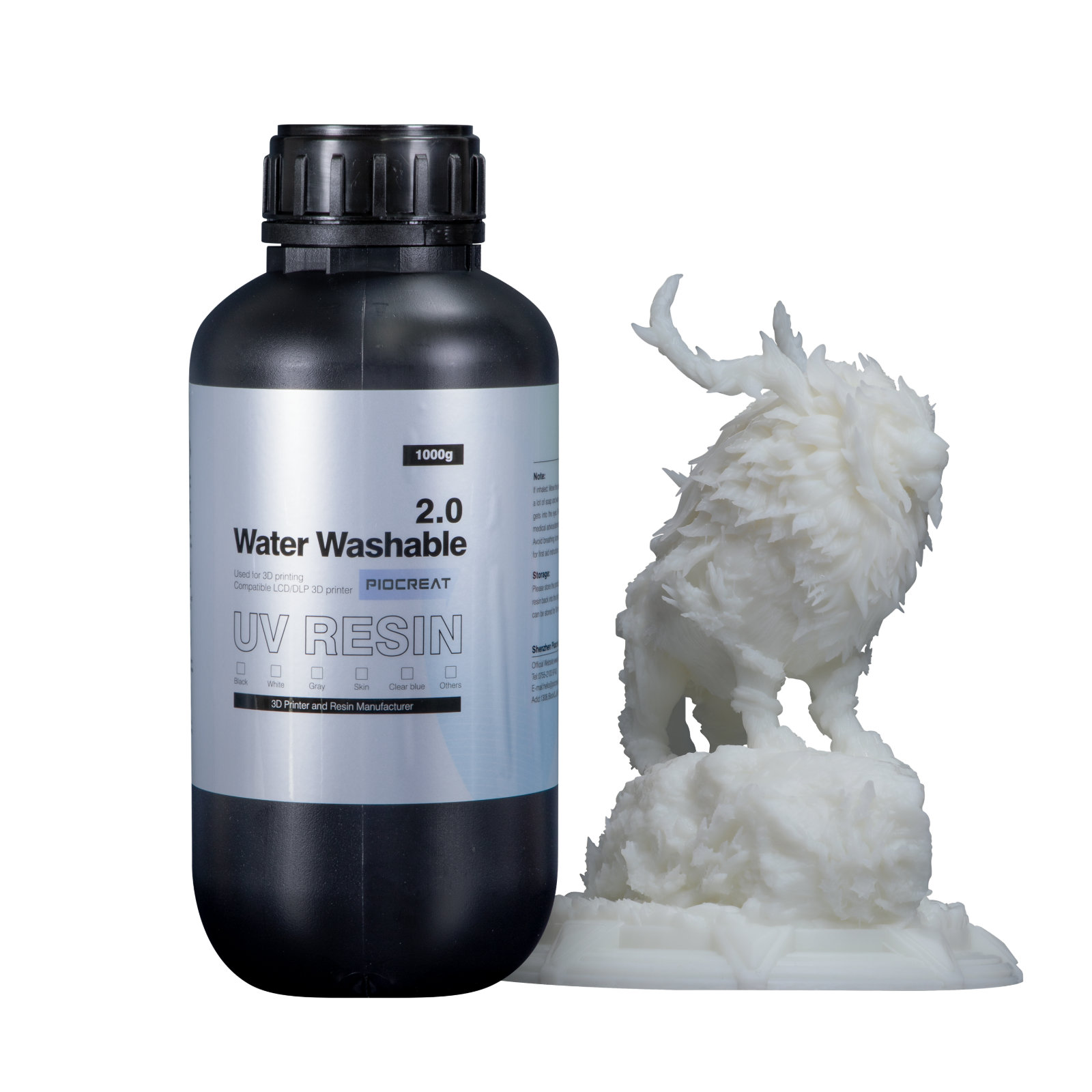 PioCreat Wasserlösliches Harz 2.0 - 1KG