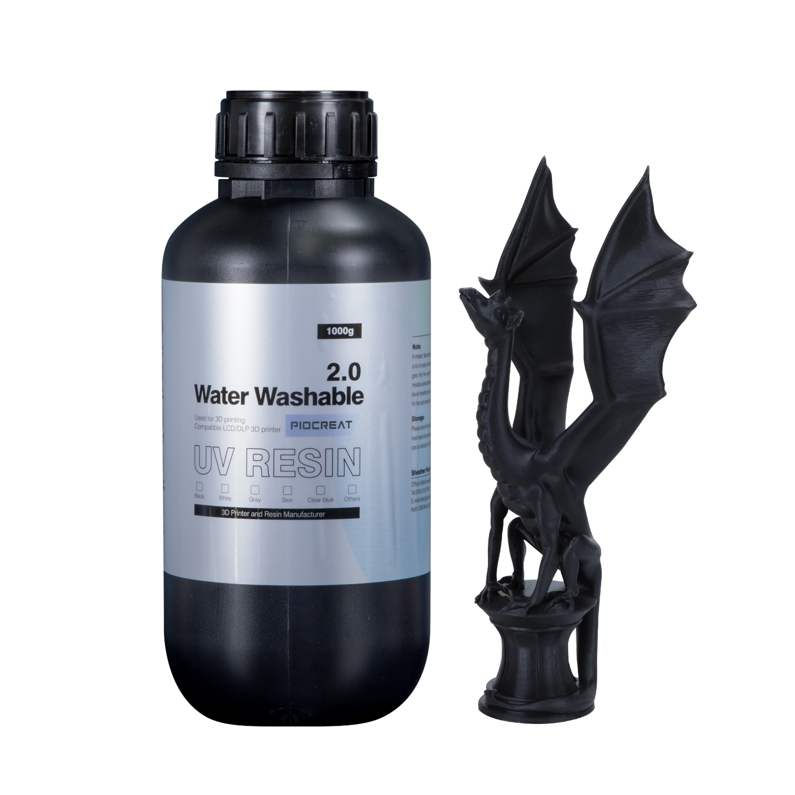 PioCreat Wasserlösliches Harz 2.0 - 1KG