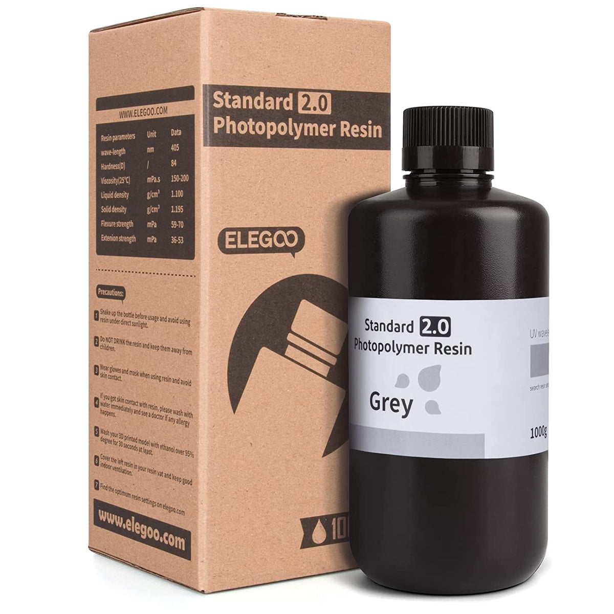 Elegoo Standard-Harz V2.0 – 1 kg