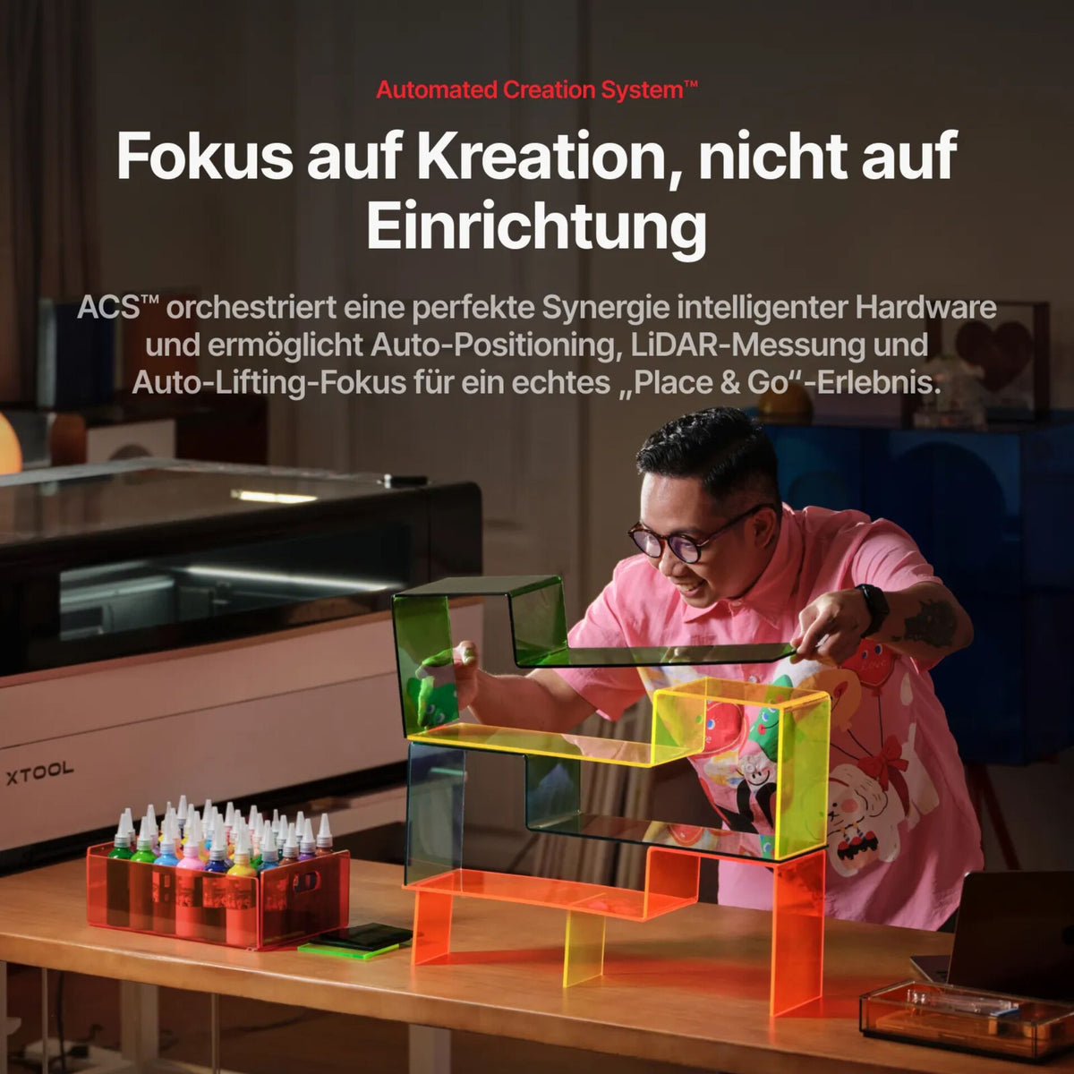 xTool P3 Lasergravierer, Laserklasse 1 und 4, Produktbild 4