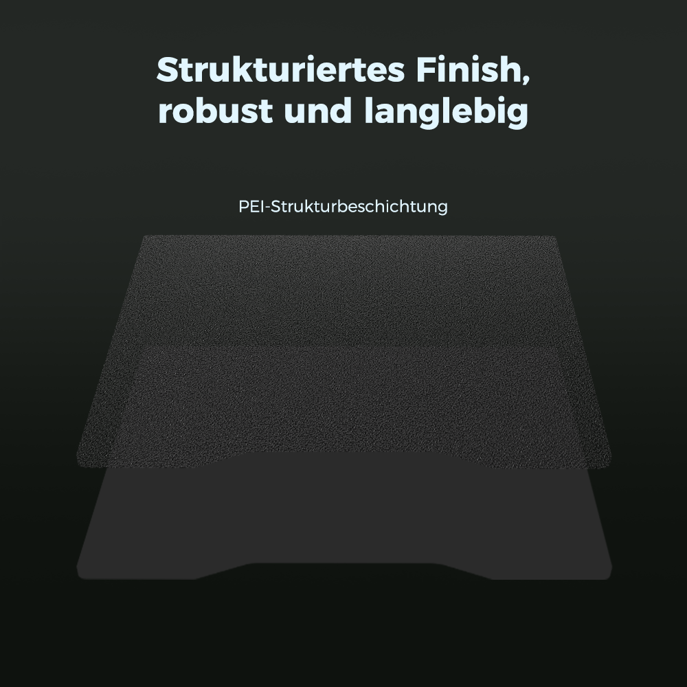 Creality Hi doppelseitige schwarze strukturierte PEI-Bauplatte