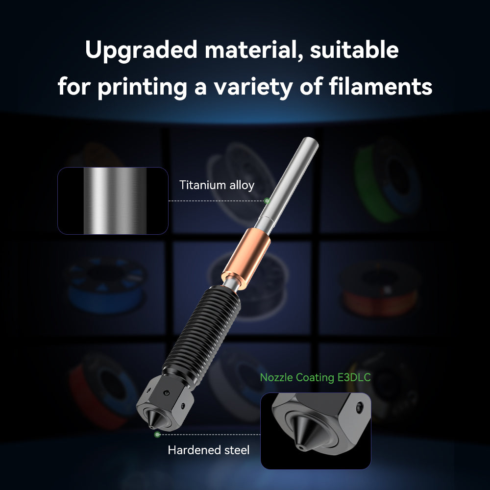 K2-Serie/ Creality Hi E3D Obxidian™ Hochdurchsatz-Düsenset