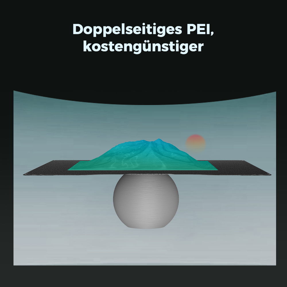 Creality Hi doppelseitige schwarze strukturierte PEI-Bauplatte