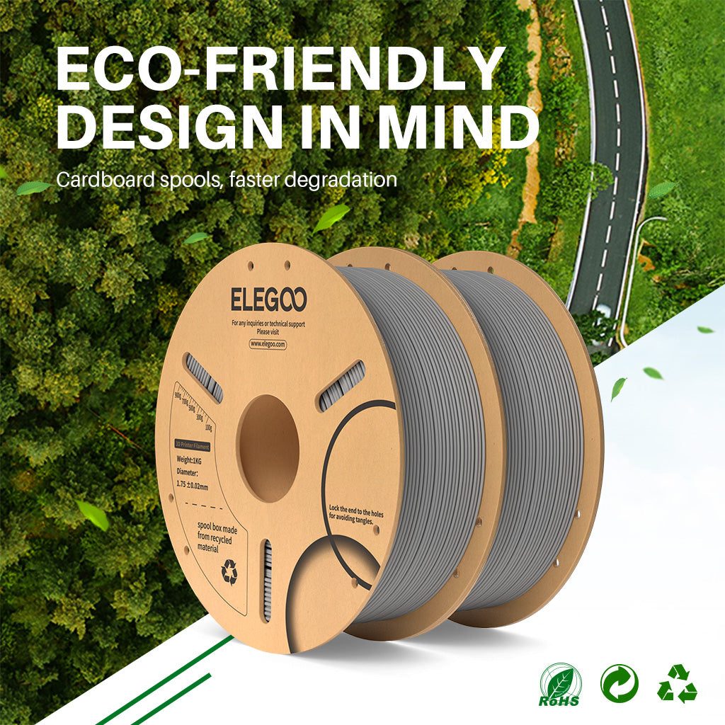 Elegoo PLA Grau – 1,75 mm, 10 kg