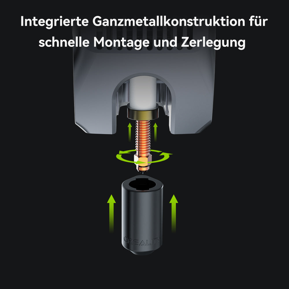 K2-Serie & Creality Hi “Unicorn” Schnellwechsel-Düse