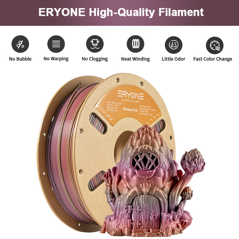 Eryone PLA Regenbogen Steampunk – 1,75 mm, 1 kg