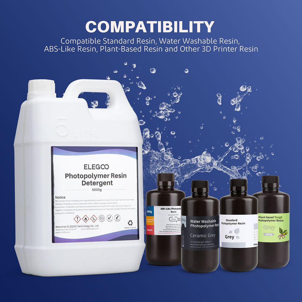 Elegoo Reinigungsmittel für Photopolymerharz 5KG