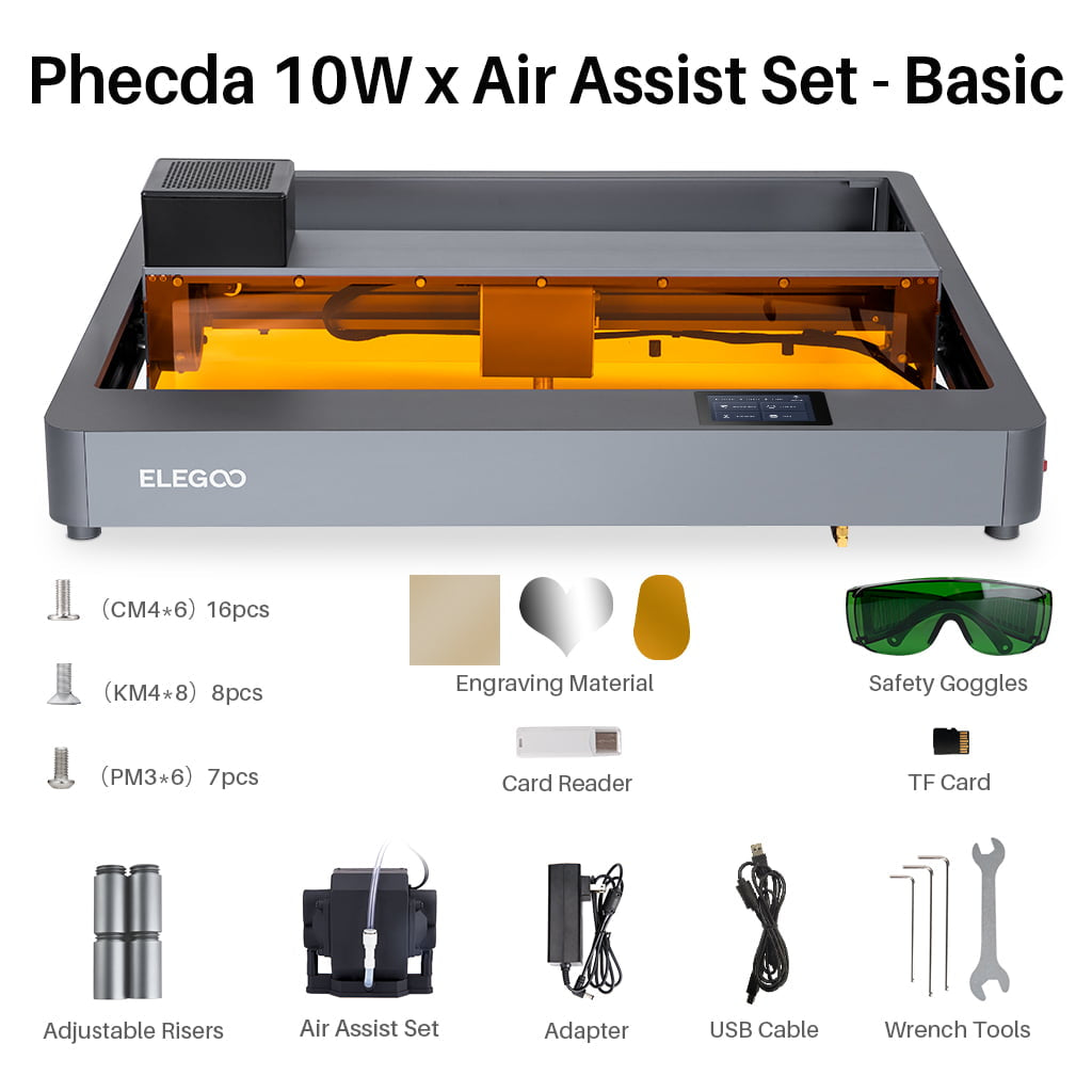 Elegoo Phecda Lasergravierer und -schneider