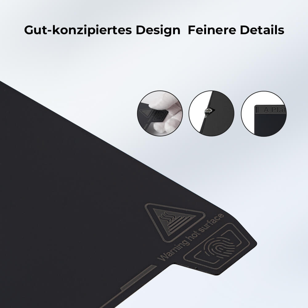 Ender-Serie Glatte PEI-Montageplatte 235 x 235mm