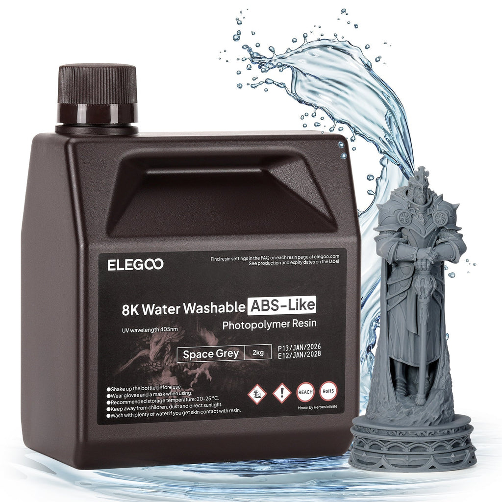 Elegoo 8K Wasserabwaschbares ABS-ähnliches Harz – 2 kg