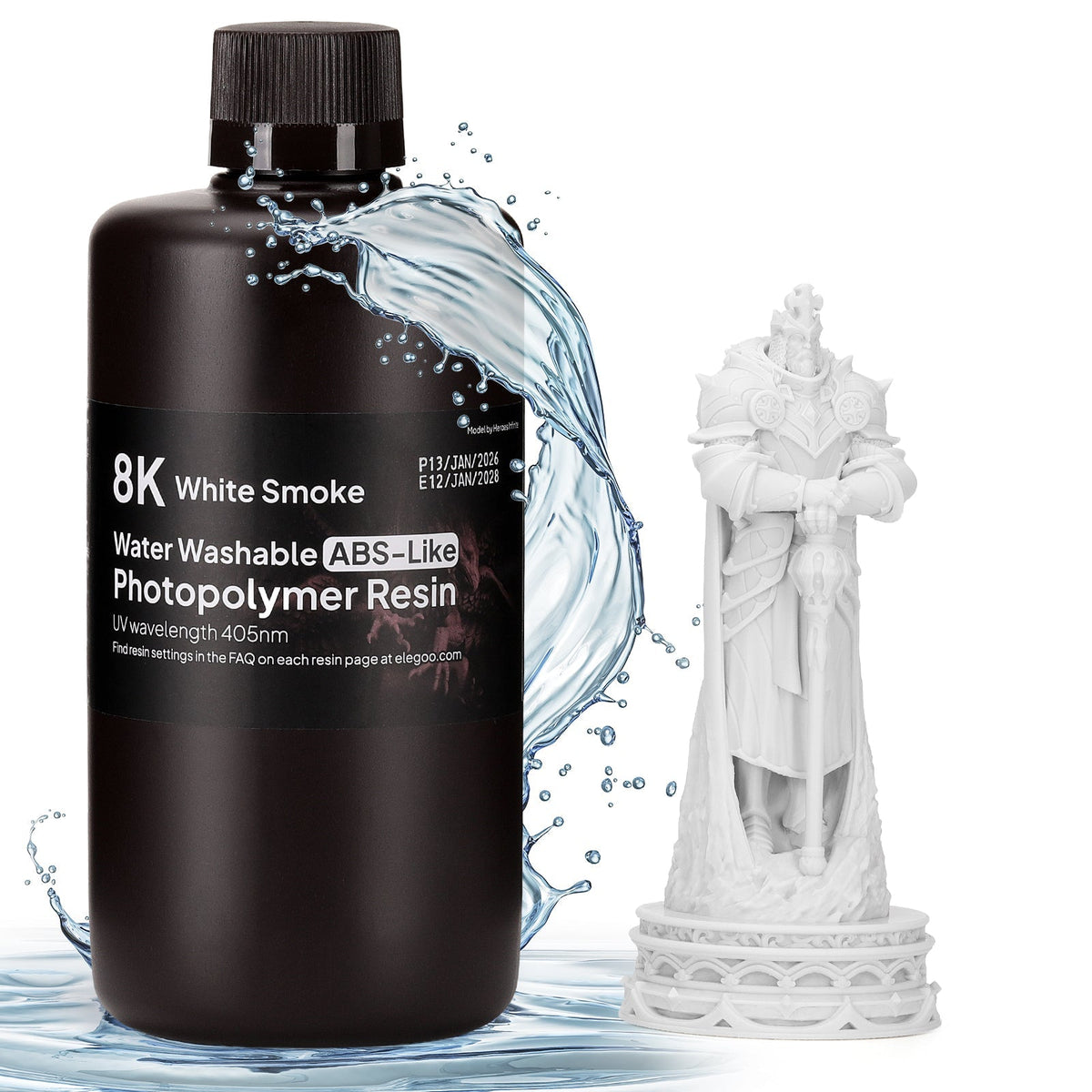 Elegoo 8K Wasserabwaschbares ABS-ähnliches Harz – 1 kg