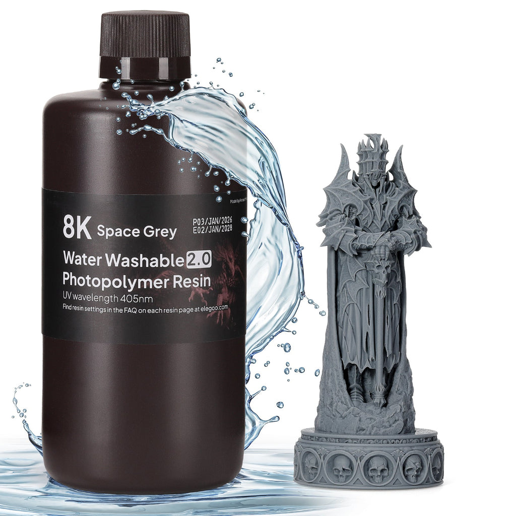 Elegoo 8K wasserabwaschbares Harz V2.0 – 1 kg