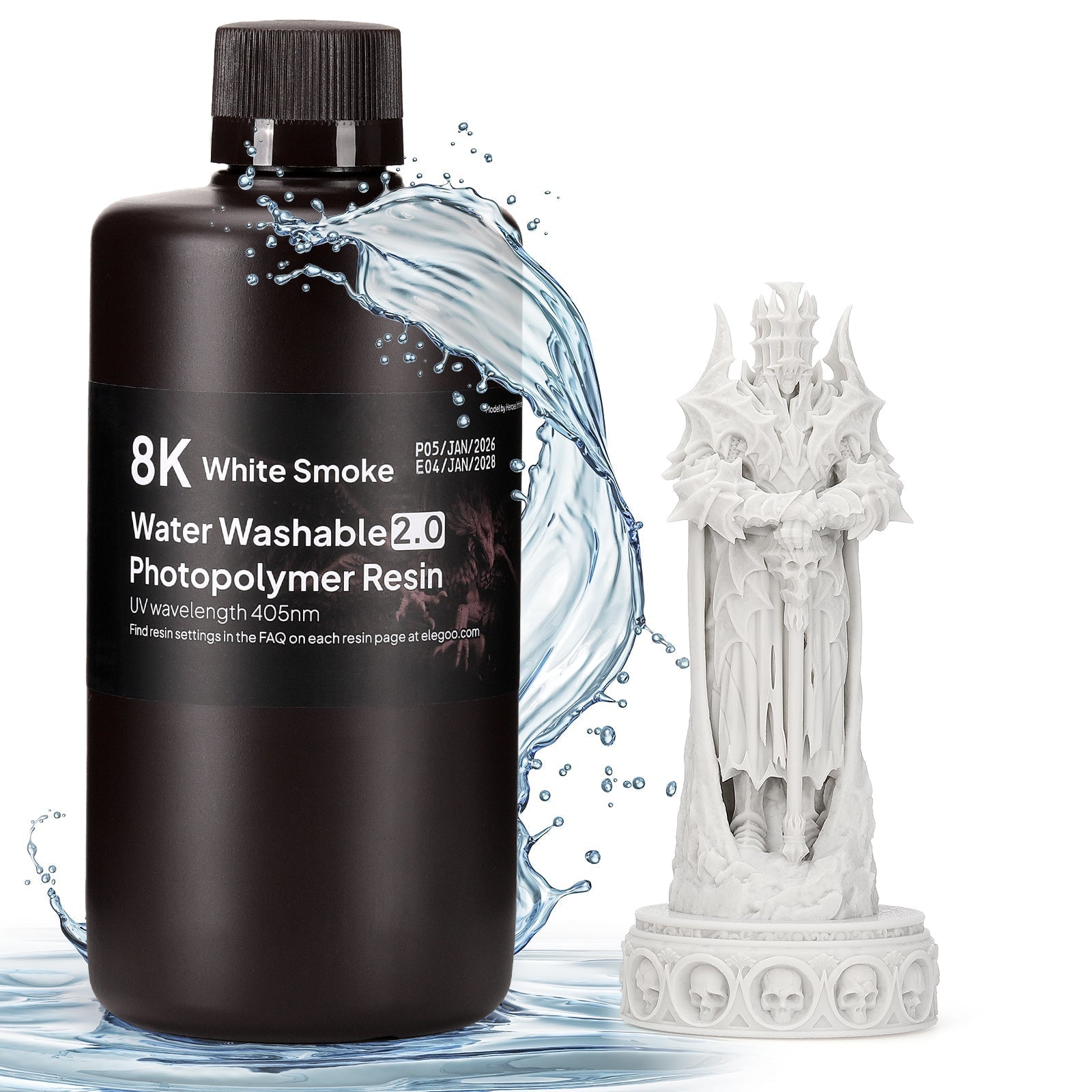 Elegoo 8K wasserabwaschbares Harz V2.0 – 2 kg
