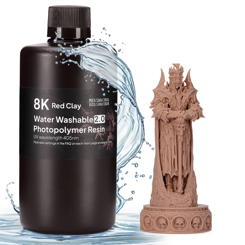 Elegoo Wasserwaschbares Harz V2.0 8K – 1 kg
