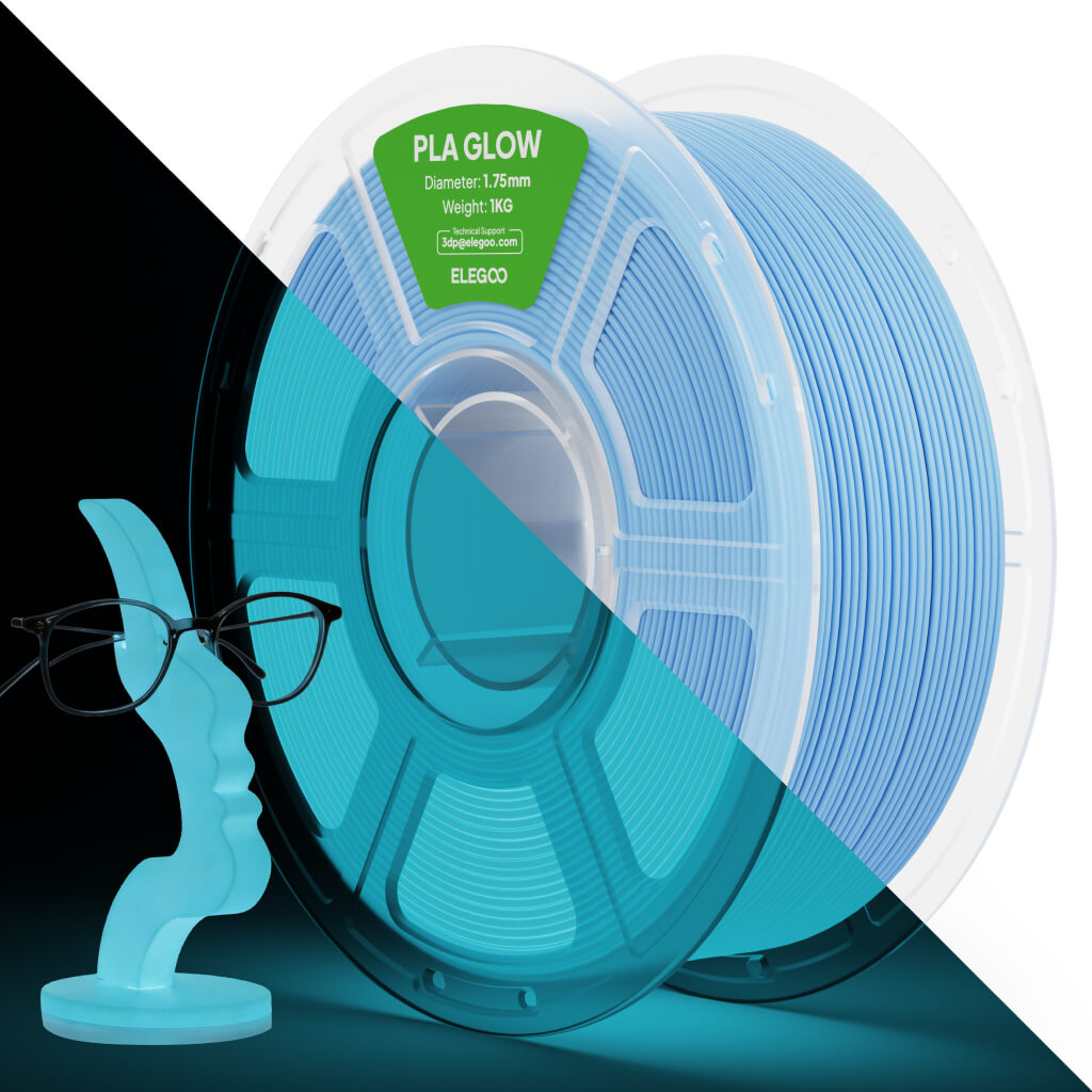 Elegoo PLA Glow – 1,75 mm, 1 kg