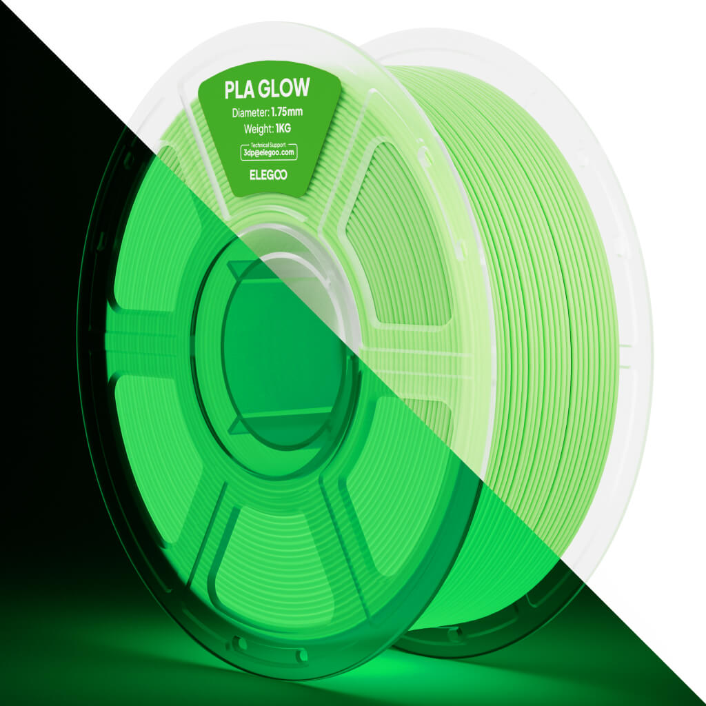 Elegoo PLA Glow – 1,75 mm, 1 kg