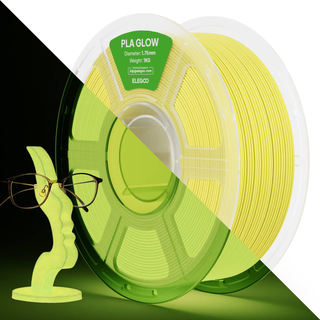 Elegoo PLA Glow – 1,75 mm, 1 kg