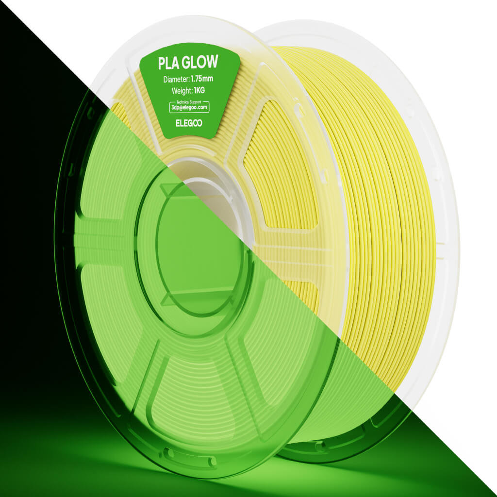 Elegoo PLA Glow – 1,75 mm, 1 kg