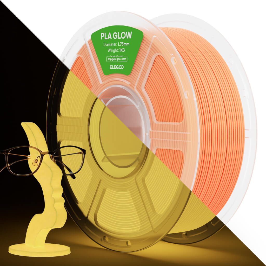 Elegoo PLA Glow – 1,75 mm, 1 kg