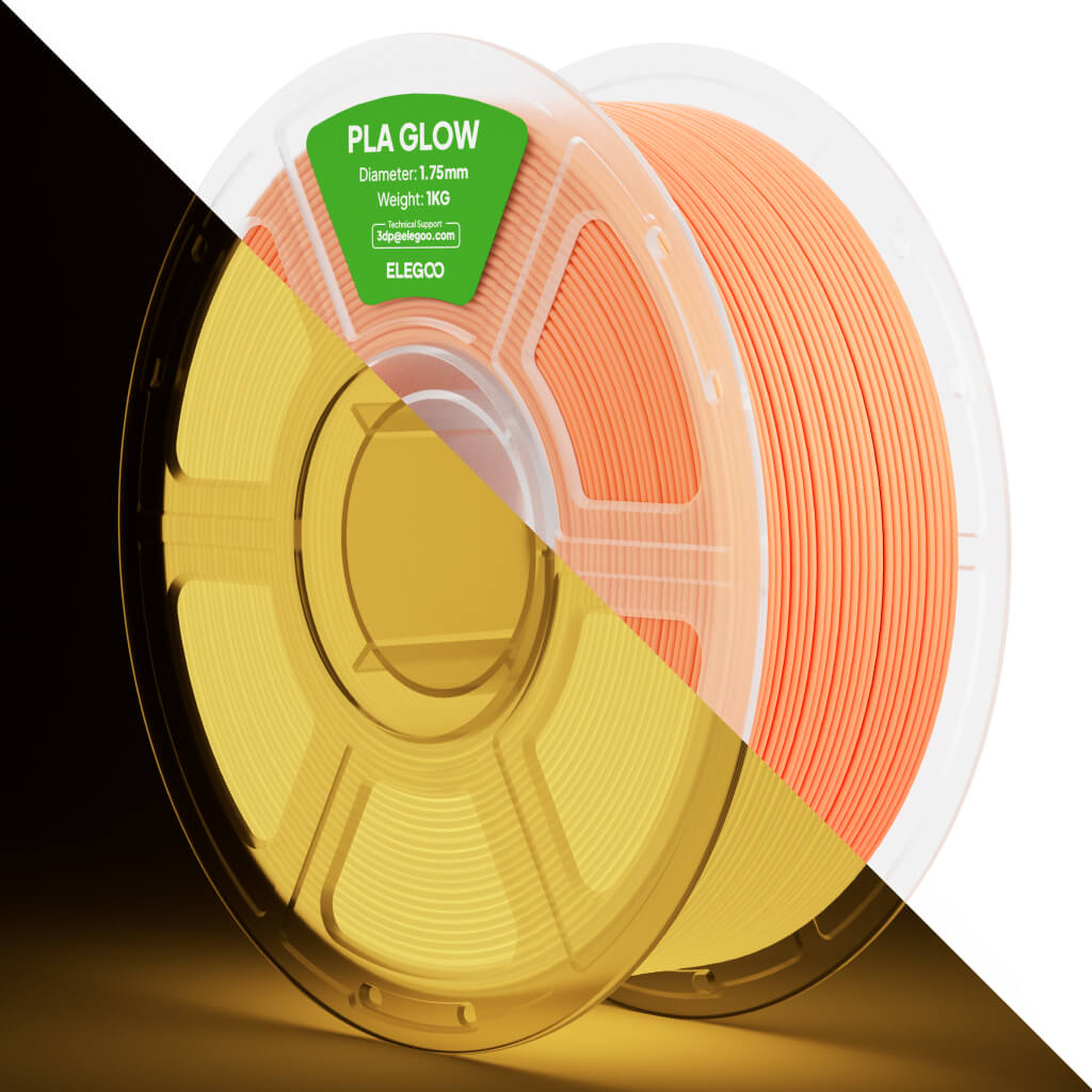 Elegoo PLA Glow – 1,75 mm, 1 kg