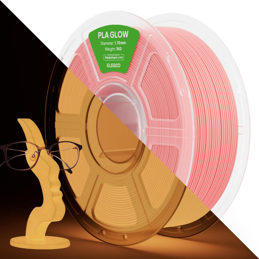 Elegoo PLA Glow – 1,75 mm, 1 kg