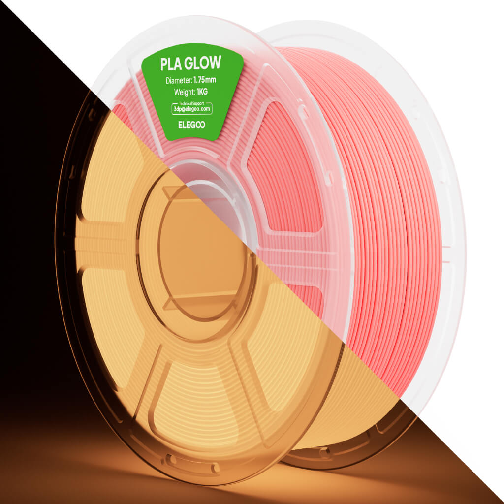 Elegoo PLA Glow – 1,75 mm, 1 kg