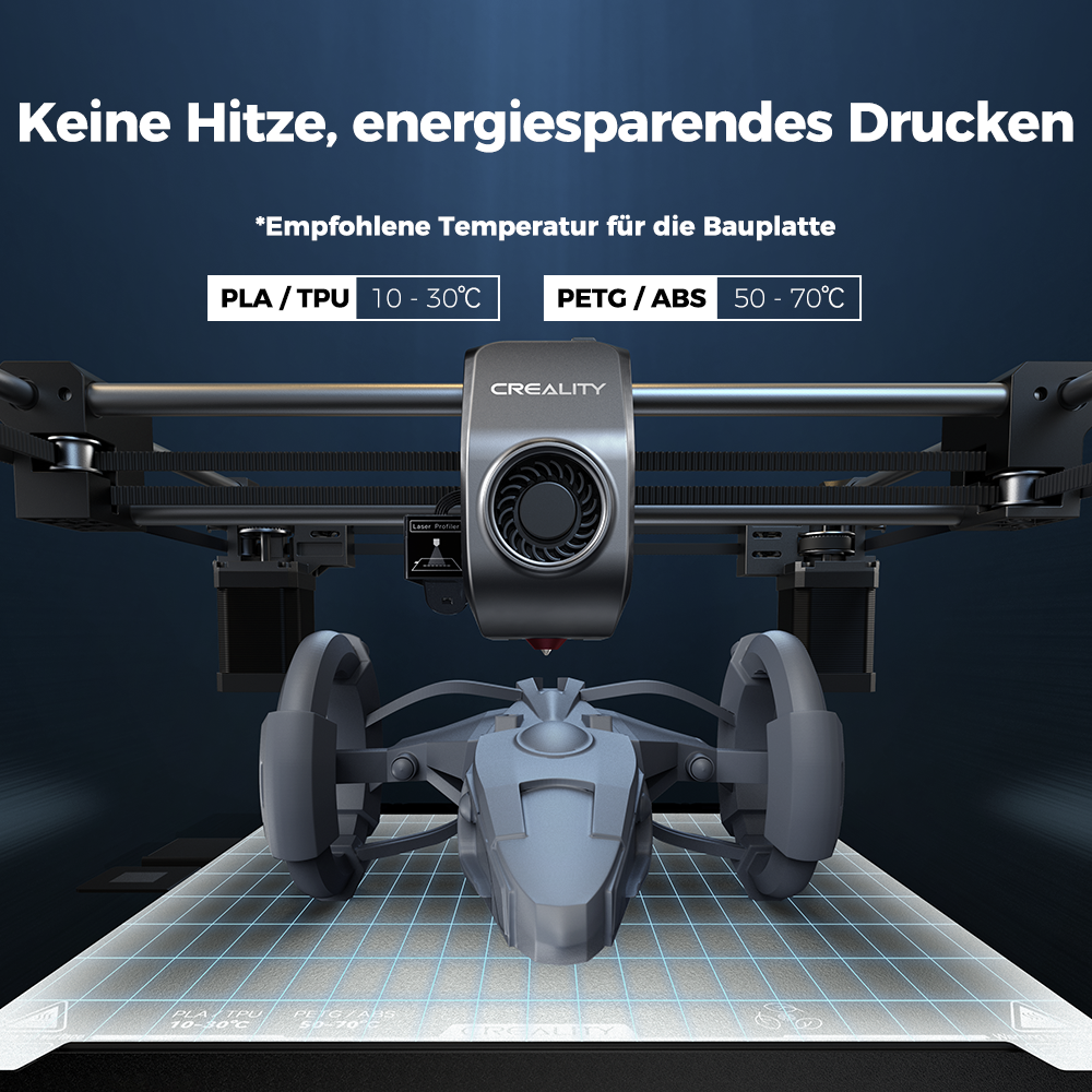 Ender-Serie Niedertemperatur-Kaltdruck-Bauplatte