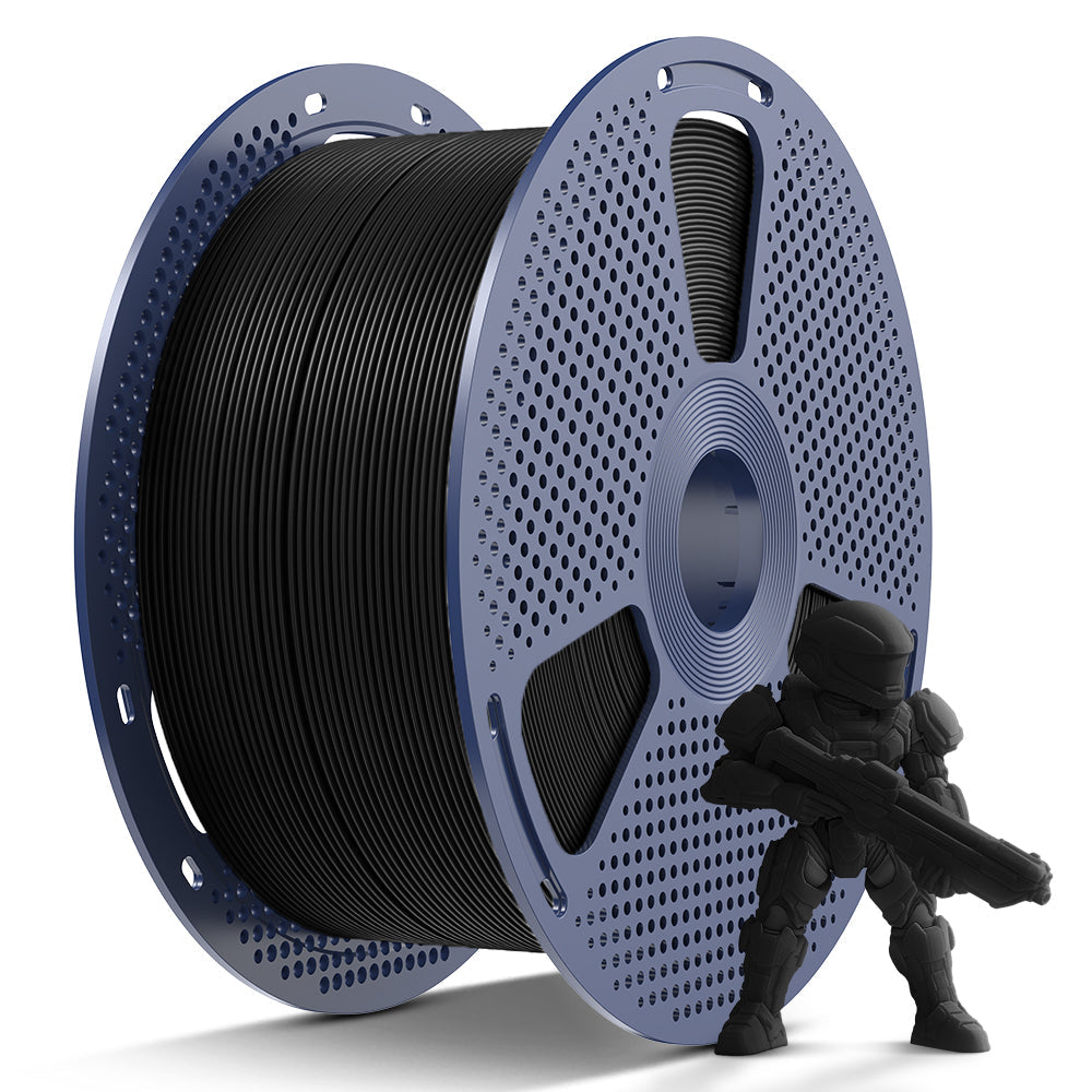 SUNLU PLA+ Filament 1,75 mm, 5 kg Großspule, Schwarz