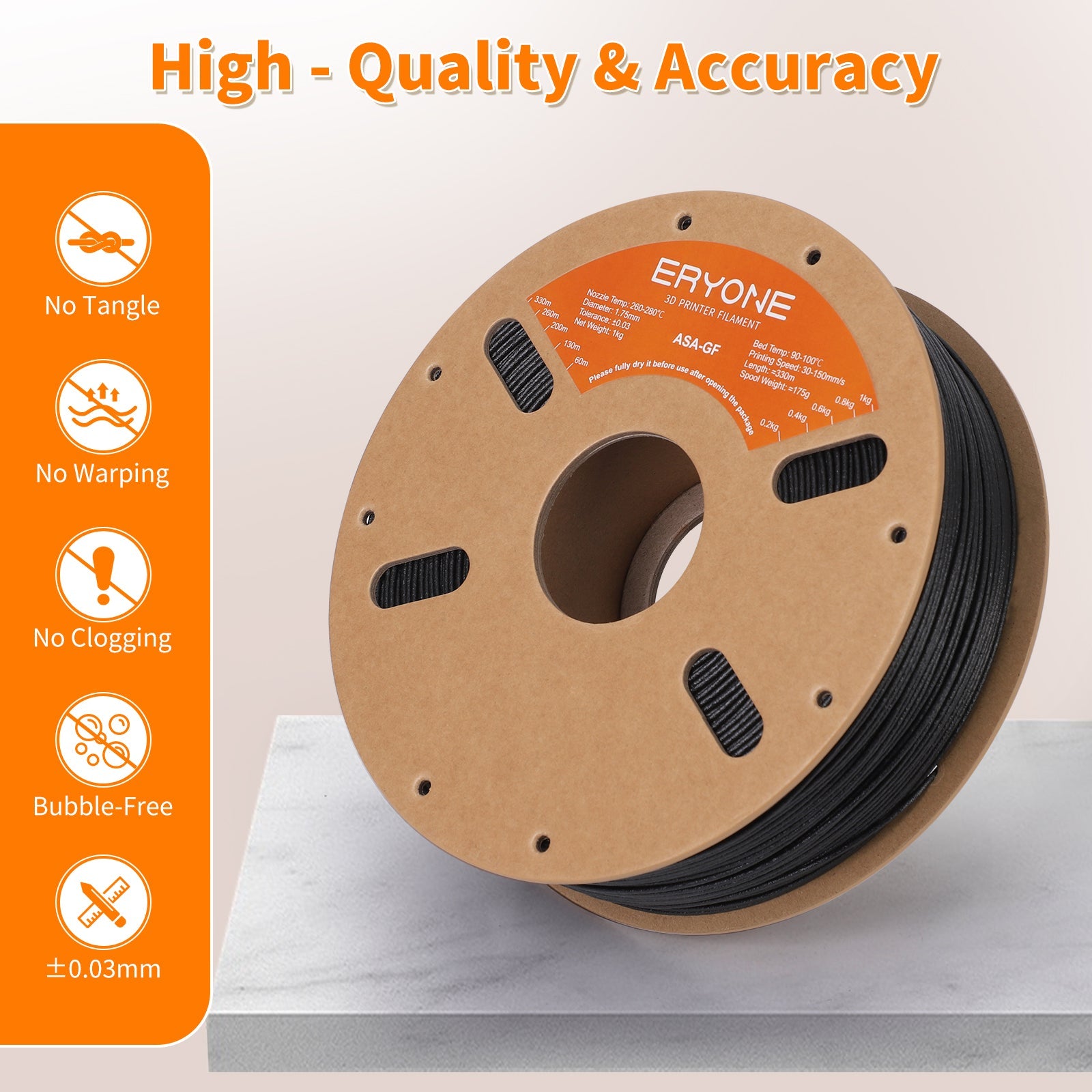Eryone ASA-GF glasfaserverstärkt – 1,75 mm, 1 kg