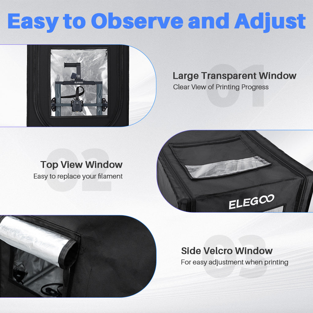 Elegoo 3D-Drucker-Gehäuse für Neptune 2/2D/2S/3/3 Pro/4/4 Pro